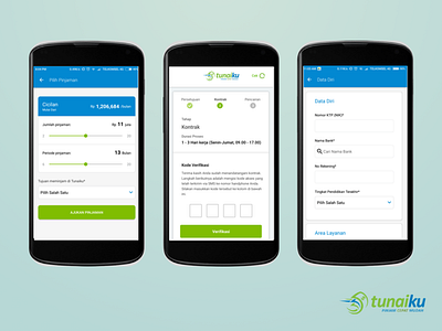 Tunaiku Mobile Application mobile app ui design uidesign ux design