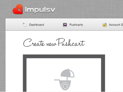 Impulsv Web UI app impulsv ui user interface web app