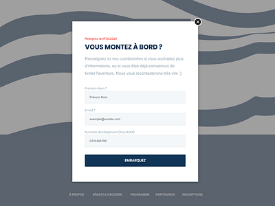 French Startup Cup — Vous montez à bord ? branding design front ui uidesign ux uxdesign web webdesign website