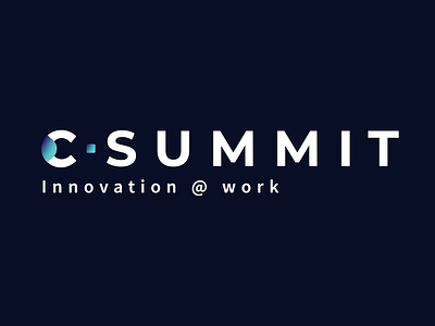 C-Summit — Logo branding design logo typography vector