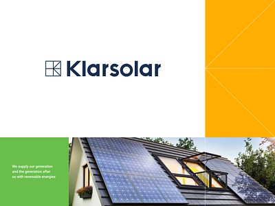 Klarsolar branding energy future graphic design house identity logo logotype lu4 mark power solar system