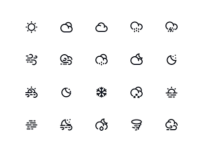 Weather icon icon illustration ui