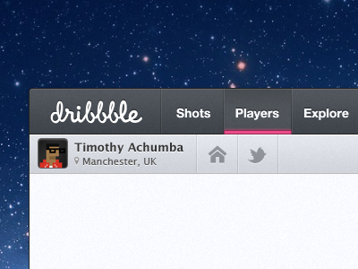 Dribbble App (WIP) Updated (Take a look at the rebound) app design dribbble os x photoshop pink ui user interface