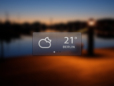 "Lovely wezzer we are 'aving." bandwagon berlin climacons cloud moon night weather widget