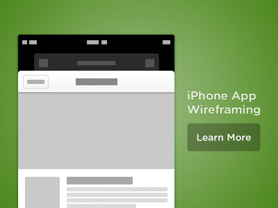 iPhone App Wireframing