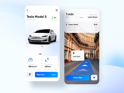 Car Rental App UI Design