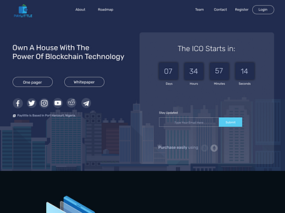 Paylittle ICO landing Page