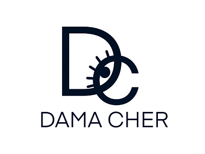 Dama Cher Custom Logo Design creative custom logo illustration logo logo design psd ui web design