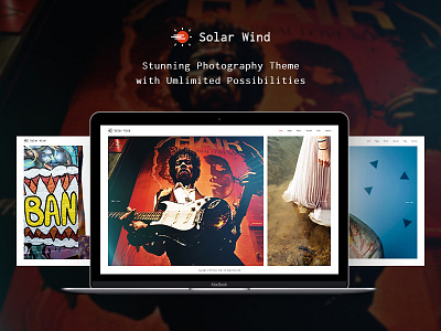 Photography Wordpress Theme - Solarwind