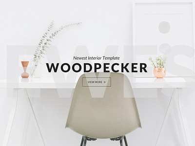 Woodpecker Interior Website Template design design gallery design studio furniture interior interior portfolio interior studio