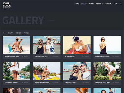 Photography Theme Design - Johnblack