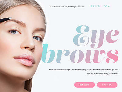 Browcraft - Microblading & Eyebrow Beauty Salon WordPress Theme