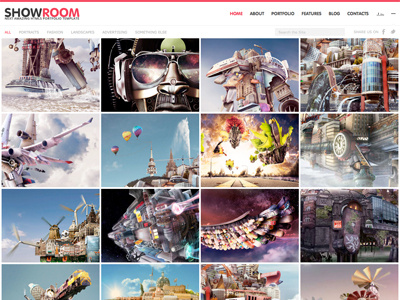 Showroom Responsive Portfolio HTML5 Theme