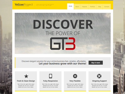 YellowProject Multipurpose Bootsrap Site bootsrap business corporate design html html5 psd site twitter bootstrap yellowproject