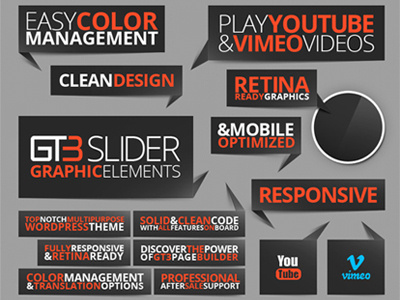GT3 Slider Graphic Elements