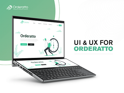 Orderatto Website app ui ux