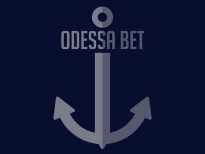 Odessa Bet branding flat logo vector