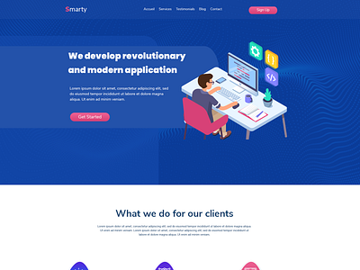 Landing Page Web Agency