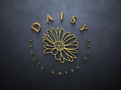 Daisy Hand Drawn Logo