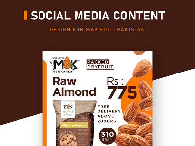 Social Media Content Post Design / MAK Food Pakistan ad design design designs graphic designs graphics illustration logo logos modern illustrations post design post template social media social media design ui vector