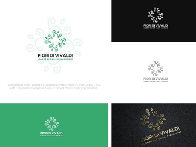 Logo Design For Floral Shop designs floral floral design logo design logos