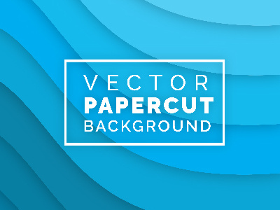 Vector Papercut Background Design