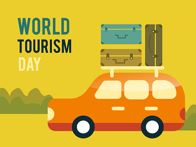 Happy World Tourism Day adventure card happy tourism day tourism tourism day tourism graphics travel vector world world tourism day