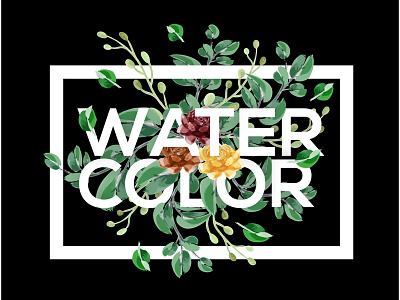 Watercolor Typography designs graphics typography vectors water colors watercolor watercolor adjustment