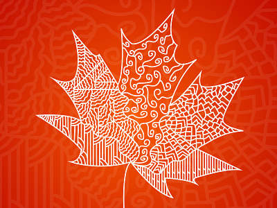 Doodling In Maple Leaf
