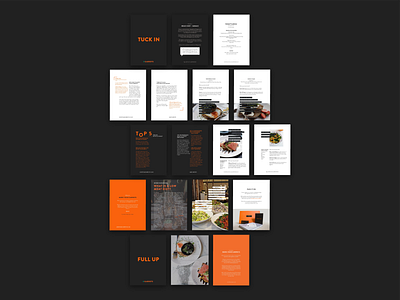 Brochure & Menu Design booklet brochure brochure design food and drink graphic design leaflet menu design