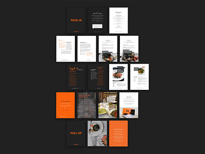 Brochure & Menu Design