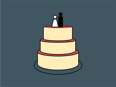 Wedding Cake cake illustration invitation tiered cake wedding wedding cake