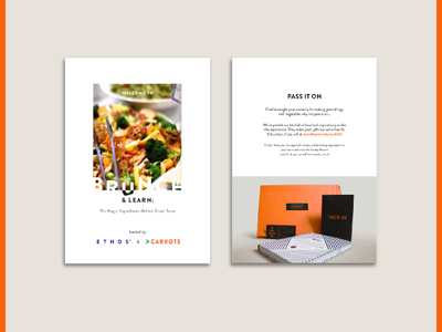 Brochure Ethos booklet booklet design brochure food and beverage food and drink graphic design leaflet leaflet design menu restaurant vegetarian