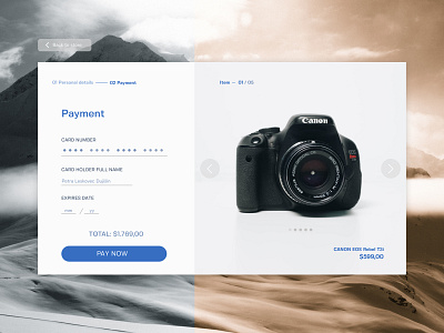 Credit Card Checkout #DailyUI credit card form photo ui ux