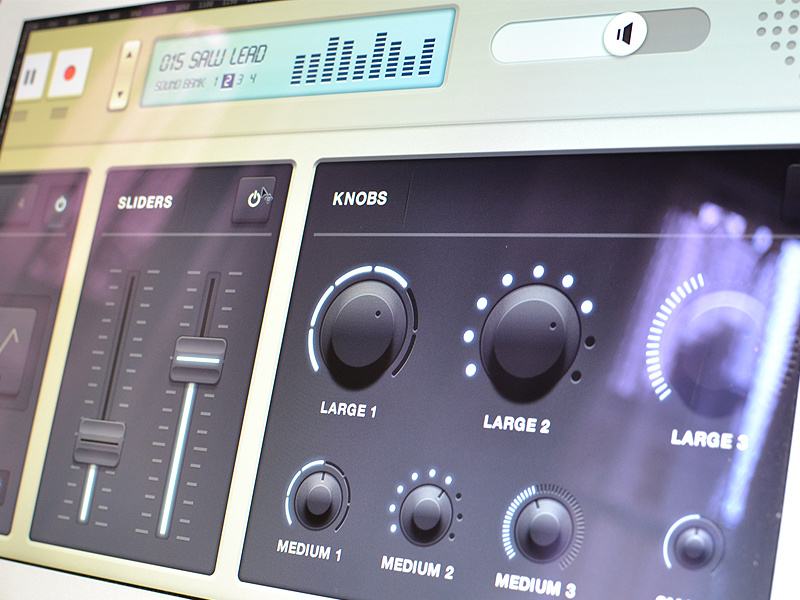 Synth Audio App UI Kit by Medialoot on Dribbble
