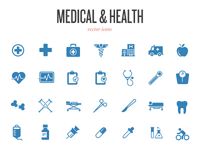 Medical & Health icons by Medialoot on Dribbble