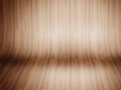 Curved Wooden Background