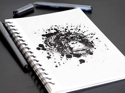 Sketchbook Mockup art copic drawing ink mockup pen photograph photography sketch sketchbook smart objects