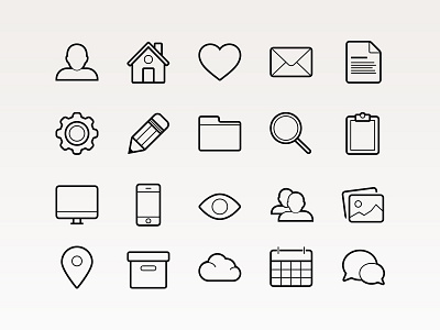 Basic Vector Icons