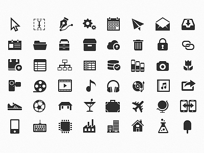 Insignia Vector Icons glyphs icons insignia iphone toolbar vector