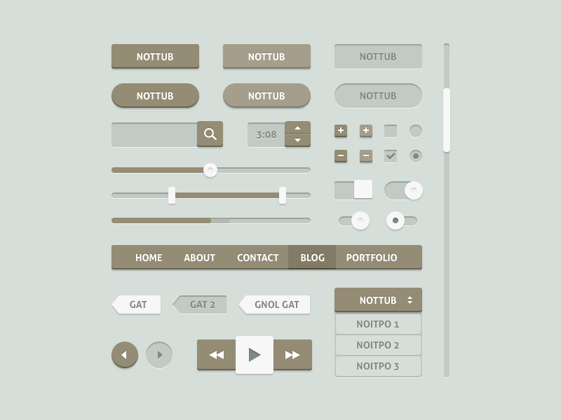 Pillow UI Free download by Medialoot on Dribbble