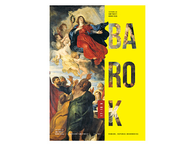 Baroque poster design