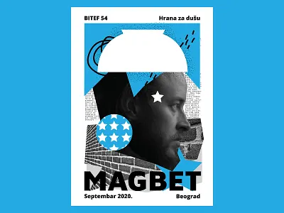 Macbeth poster design adobe illustrator art bitef design digital experimental typography flat font graphic macbeth poster poster a day poster art poster challenge poster collection poster design posters type typography vector