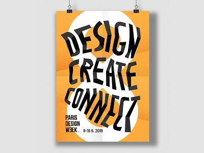 Design, create, connect poster design