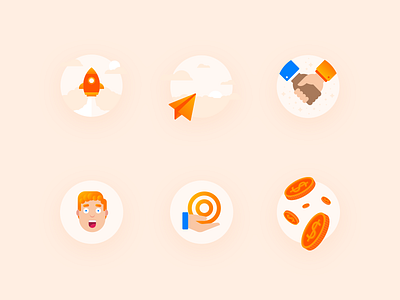 Various Illustrations app app icon badge branding design fitness gradient icon illustration logo vector visual