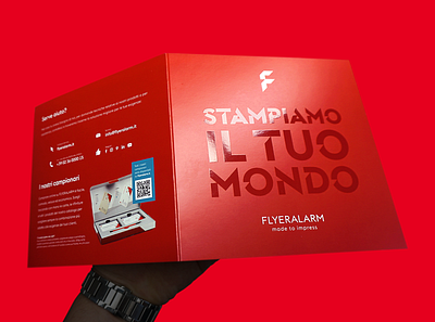 ✨ FLYERALARM Leaflet branding editorial finish gradient icon illustration layout layout design logo typography