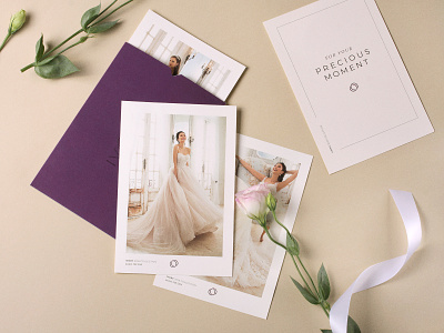 Ivory Bridal fashion corporate identity elements branding corporate card elegant design graphic design typogaphy
