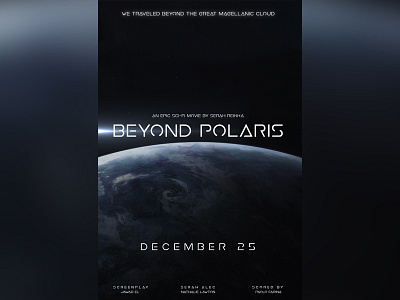 Beyond Polaris Cover cover design movie scifi shortfilm space