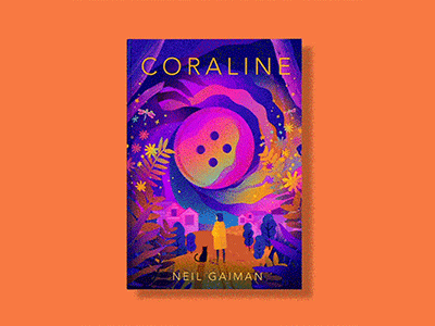 Coraline / Animated Book Cover Series animation book cover book cover design coraline editorial graphic design illustration