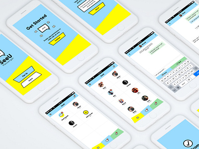 SeeU App app chat messenger productdesign screens seeu ui uidesign